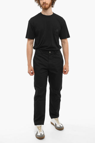 Cotton Blend Tapered Fit Chino Pants