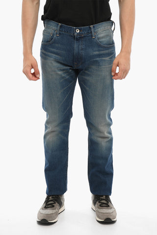 5 Pockets Regular Fit Jeans with Visible Stiching 18,5cm