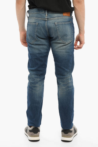 5 Pockets Regular Fit Jeans with Visible Stiching 18,5cm