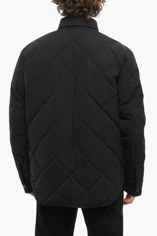 Reversible Down Jacket with Snap Buttons