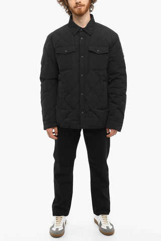 Reversible Down Jacket with Snap Buttons