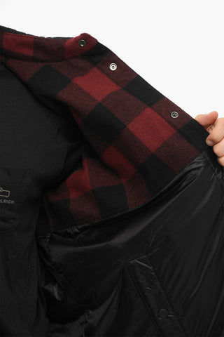 Reversible Down Jacket with Snap Buttons