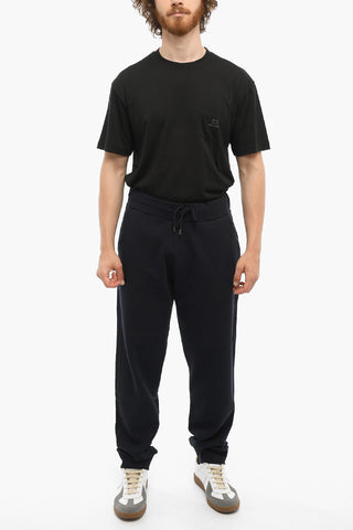 PENN-RICH Joggers in Cotone Garzato a 2 Tasche