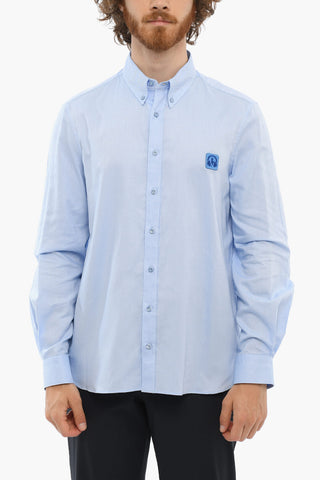 Camicia Button-Down Loose Fit in Cotone