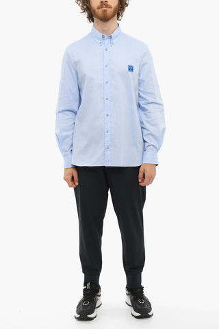 Camicia Button-Down Loose Fit in Cotone