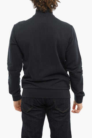 PENN-RICH Cotton Sweatshirt with Frontal Zip Closure