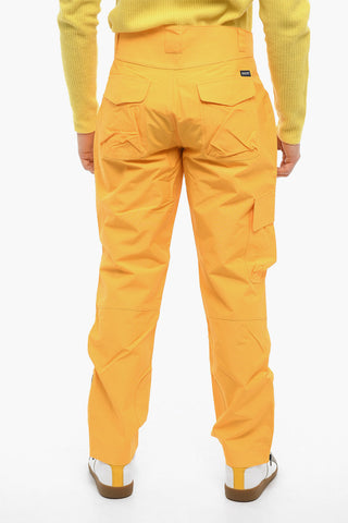 Cotton and Nylon Regular Waist Cargo Pants