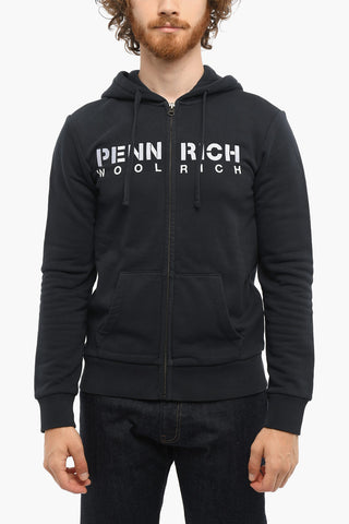 PENN-RICH Contrasting Logo Hoodie