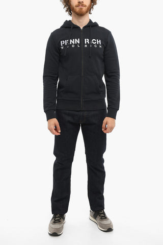 PENN-RICH Contrasting Logo Hoodie