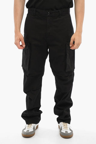 Stretch Cotton Cargo Pants