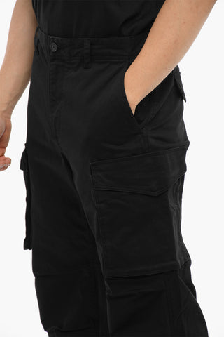 Stretch Cotton Cargo Pants