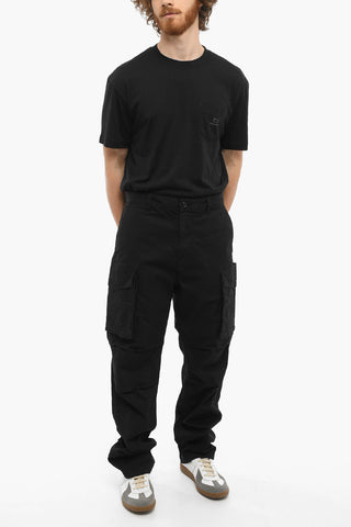 Stretch Cotton Cargo Pants
