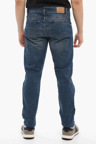 PENN-RICH Regular Waist Stretch Denim Jeans 19cm