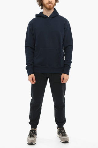 Solid Color Brushed Cotton Hoodie