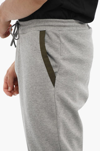 Joggers in Tinta Unita con Dettagli a Contrasto