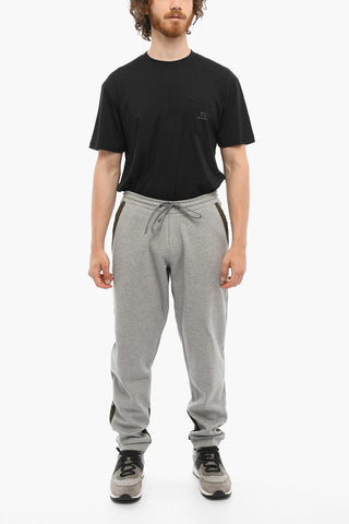 Joggers in Tinta Unita con Dettagli a Contrasto