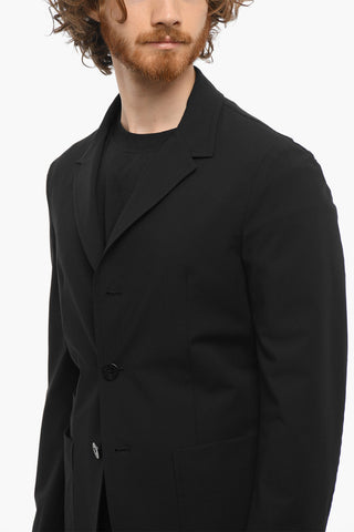 Unlined Slim Fit 3 Buttons Blazer