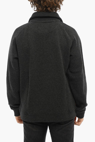 Maglia GLACIER in Tinta unita con Mezza zIP