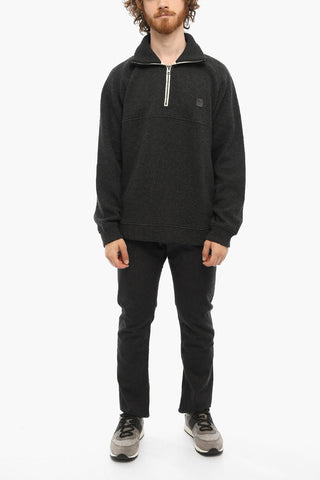 Maglia GLACIER in Tinta unita con Mezza zIP