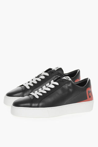 Logo Print Low-Top Sneakers With Rubber Soles