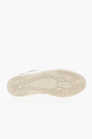 Sneakers Low-top In Pelle Con Suola In Gomma
