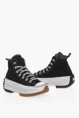 Sneakers high-top RUN STAR HIKE LTD Con Suola Platform Effetto Vintage