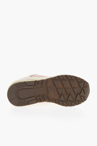 Leather Low-Top SHADOW 6000 Sneakers With Rubber Soles