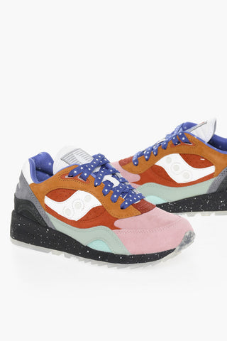 SPACE FIGHT Leather Low-Top SHADOW 6000 Sneakers With Rubber Soles