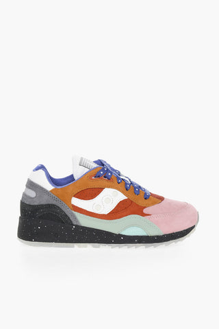 SPACE FIGHT Leather Low-Top SHADOW 6000 Sneakers With Rubber Soles