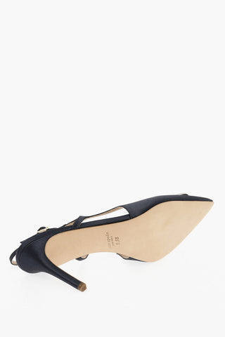 Pointed Pumps With Straps Heel 11 cm