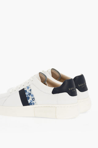 Leather Low-top KESWICK 2 Sneakers With Flower Print
