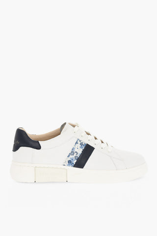 Leather Low-top KESWICK 2 Sneakers With Flower Print