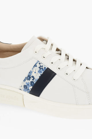 Leather Low-top KESWICK 2 Sneakers With Flower Print