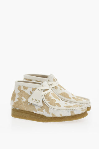 Printed Ponyskin WALLABEE Boots