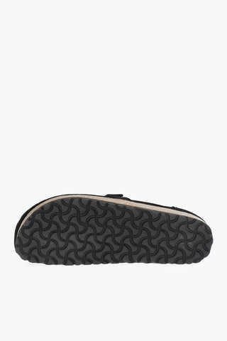 Suede Leather Padded BUCKLEY Mules With Buckle