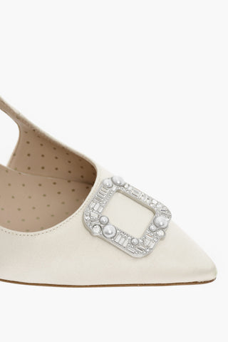 Pointed Pumps With Straps Heel 11 cm