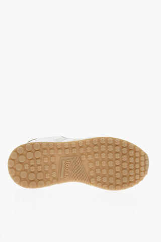 Leather Low-top Sneakers Pearl Effect