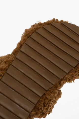 Sandali Ecopelliccia Con Chiusura In Velcro 