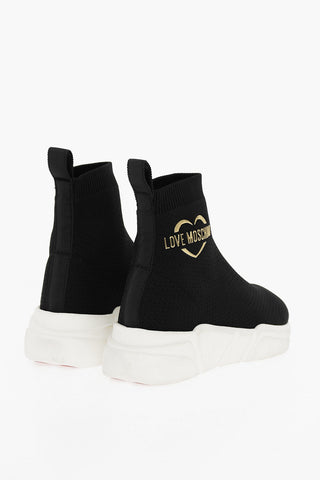 LOVE Sneakers Sock High-top Con logo