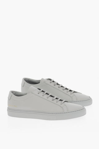Leather ACHILLES Sneakers With Rubber Sole