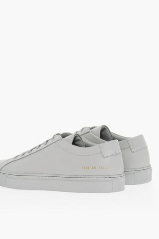 Leather ACHILLES Sneakers With Rubber Sole