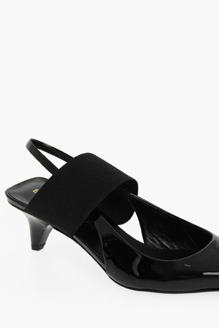 Patent Leather With Elastic Band