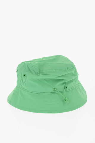 Y-3 YOHJI YAMAMOTO Solid Color Bucket Hat with Drawstring
