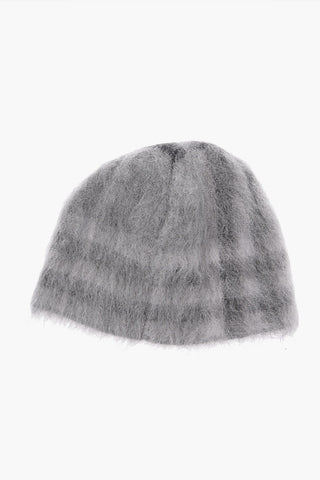 Cappello a Quadri in Mohair
