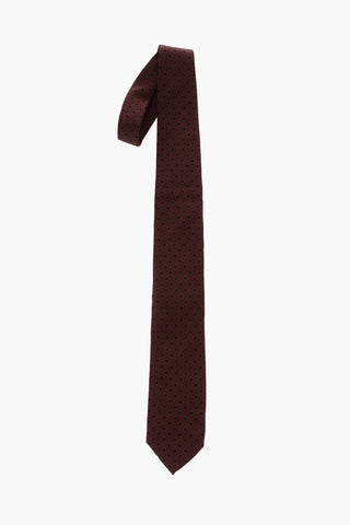 Silk Tie with Motif