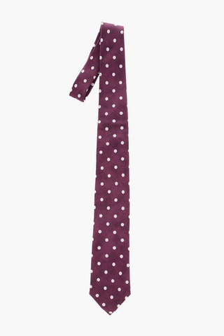 Polka Dots Silk Tie