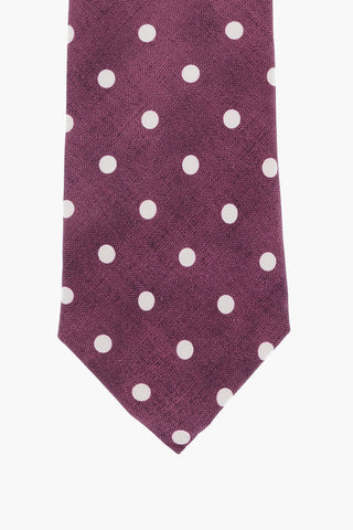 Polka Dots Silk Tie