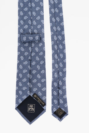 Krawatte Aus Seide Und Leinen Mit Paisley-Muster