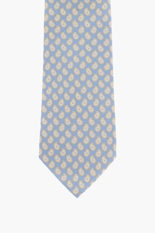 Paisley Motif Silk Tie
