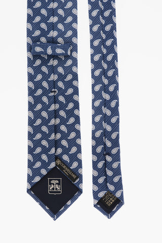 All-Over Paisley Motif Kipper Tie